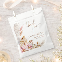 Boho Dusty Pink Gold Pampas Grass | BRAUTPARTY Geschenktütchen