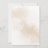 Boho Dusty Pink und Burgund Rettete unser neues Da Einladung (Rückseite)