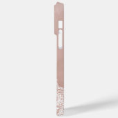 Boho Dusty Rose Mandala Individuelle Name Case-Mate iPhone Hülle (Rückseite / Links)