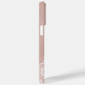 Boho Dusty Rose Mandala Individuelle Name Case-Mate iPhone Hülle (Rückseite / Rechts)