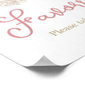 Boho Dusty Rose Pumpkin Baby Duwer Favoriten Poster (Ecke)