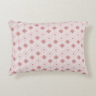 Boho Dusty Rose Tribal Geometric Aztec Muster Dekokissen