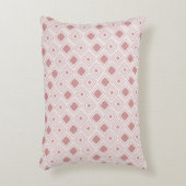 Boho Dusty Rose Tribal Geometric Aztec Muster Dekokissen (Vorderseite(Vertikal))