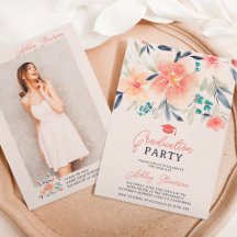 Boho earth tone florfarbenes Foto Abschluss