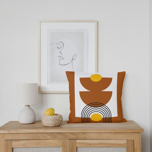 Boho Earth Tones Throw Pillows Kissen (Von Creator hochgeladen)