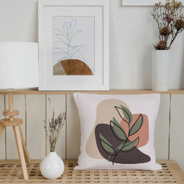 Boho Earth Tones Throw Pillows Kissen