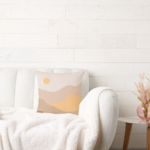 Boho Earth Tones Throw Pillows