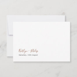 Boho Earthy Botanical Elegant Ivory Dankeskarte