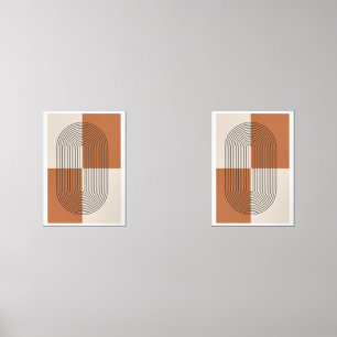 Boho Earthy Tones Bilderwand Sets