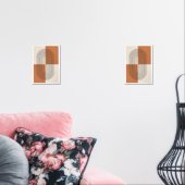 Boho Earthy Tones Bilderwand Sets (Wohnzimmer)