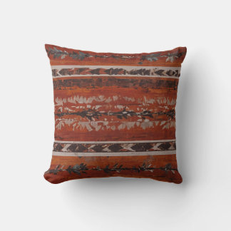 Boho Earthy Tribal Pattern Kissen