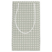 Boho Eclectic Intricate Delicate Weihnachtsmuster Kleine Geschenktüte (Vorderseite)