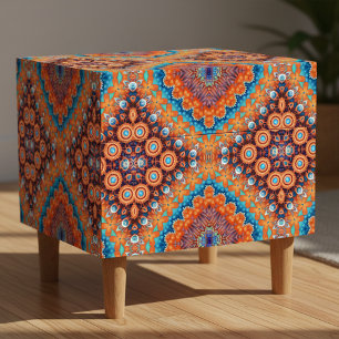 Boho Eclectic Kaleidoscopic Mosaik Angesagt Aquama Seidenpapier