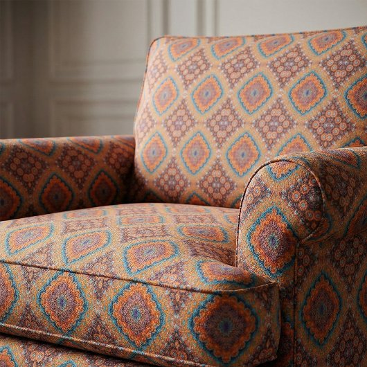 Boho Eclectic Kaleidoscopic Mosaik Angesagt Aquama Stoff