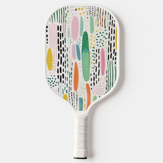 Boho Eclectic Pickleball Paddle (Rückseite)