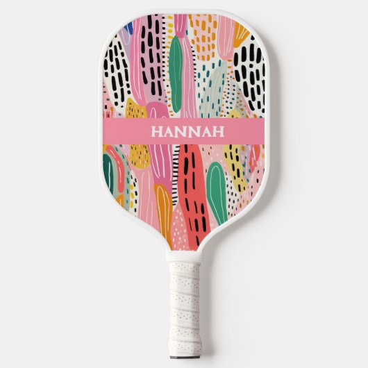Boho Eclectic Pickleball Paddle (Vorderseite)