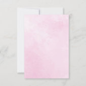 Boho Ein kleiner Butterfly ist auf dem Weg Baby Du Einladung (Rückseite)