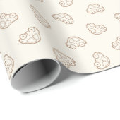 Boho Einfache Autos Fahrzeug Modern Junge Neutral  Geschenkpapier (Rolleneckpunkt)