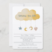 Boho Einfachheit Willkommen Kleine Dusche Einladung (Rückseite)