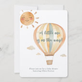 Boho Einfachheit Willkommen Kleine Dusche Einladung (Vorderseite)