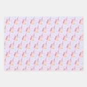 Boho-Einhorn-Pastellfarben Geschenkpapier Set (Vorderseite 2)