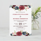 Boho Einladung (Stehend Vorderseite)