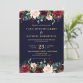 Boho Einladung (Stehend Vorderseite)