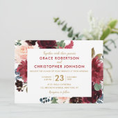 Boho Einladung (Stehend Vorderseite)