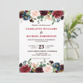 Boho Einladung (Stehend Vorderseite)