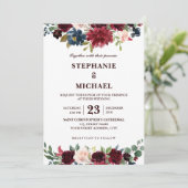 Boho Einladung (Stehend Vorderseite)