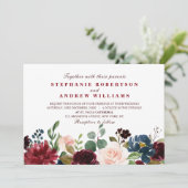 Boho Einladung (Stehend Vorderseite)