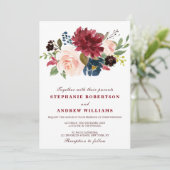 Boho Einladung (Stehend Vorderseite)