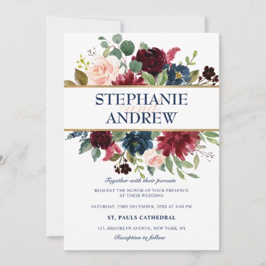 Boho Einladung (Vorderseite)