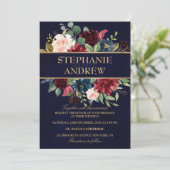 Boho Einladung (Stehend Vorderseite)