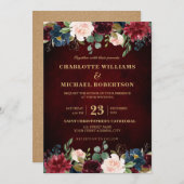 Boho Einladung (Vorne/Hinten)