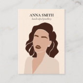 Boho einzigartige inklusive Frauen Stud Earring Di Visitenkarte (Vorderseite)