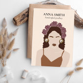 Boho einzigartige inklusive Frauen Stud Earring Di Visitenkarte