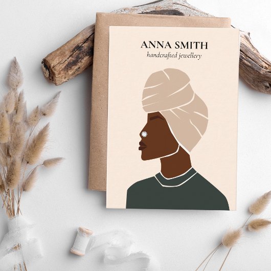 Boho einzigartige inklusive Frauennose Piercing Di Visitenkarte