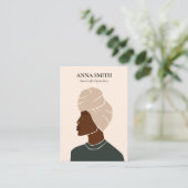 Boho einzigartige inklusive Frauennose Piercing Di Visitenkarte (Stehend Vorderseite)