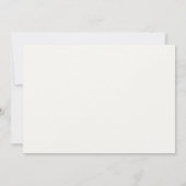 Boho Electric Guitar Pink Floral 21st Birthday Einladung (Rückseite)