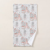 Boho-Elefantenliebhaber Badhandtuch Set (Handtuch)