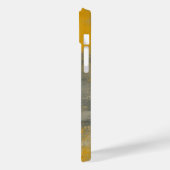 Boho Elegance Abstrakt Mustard & Grau Art Case-Mate iPhone Hülle (Rückseite / Links)
