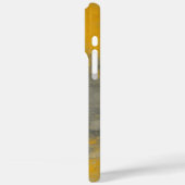 Boho Elegance Abstrakt Mustard & Grau Art Case-Mate iPhone Hülle (Rückseite / Links)