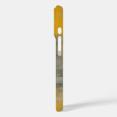 Boho Elegance Abstrakt Mustard & Grau Art Case-Mate iPhone Hülle (Rückseite / Links)