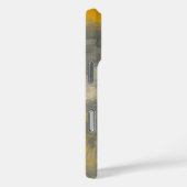 Boho Elegance Abstrakt Mustard & Grau Art Case-Mate iPhone Hülle (Rückseite / Rechts)