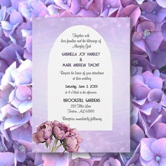 BOHO Elegance! Graceful Wedding Flat Invitation Einladung