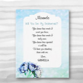 BOHO Elegance! Werden Sie meine Bridesmaid-Karte s Einladung