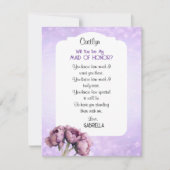 BOHO Elegance! Werden Sie meine Trauzeugin-Karte s Einladung (Vorderseite)