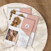 Boho Elegant Custom Foto Logo Werbung Flyer