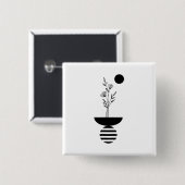 Boho Elegant Flower Button (Vorne & Hinten)